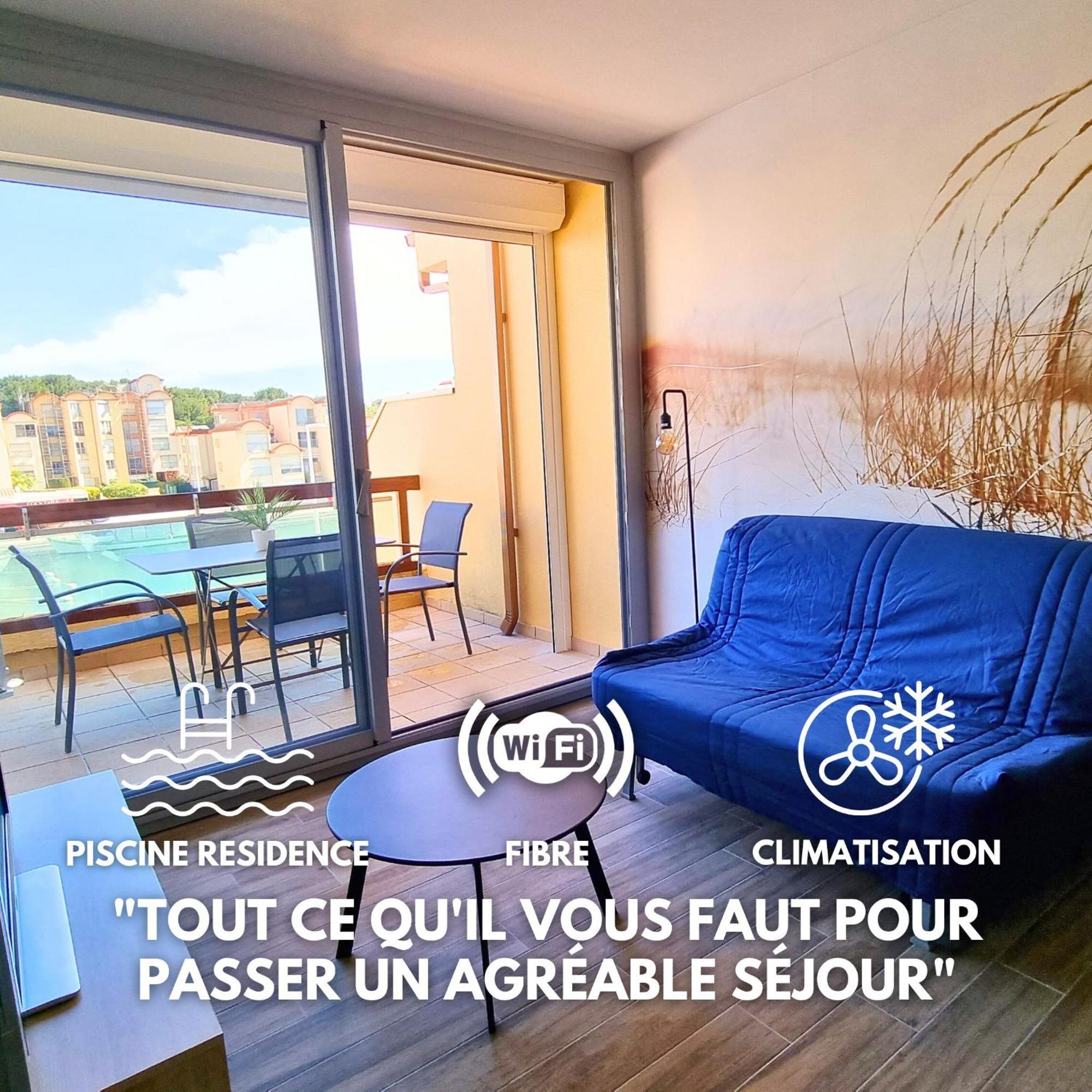 Magnifique Studio Sur Le Port De Gruissan Exteriör bild